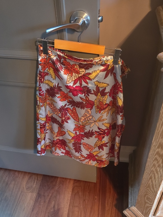 Fox Dresses & Skirts - Fox Floral Midi Skirt in Red, Yellow & Cream